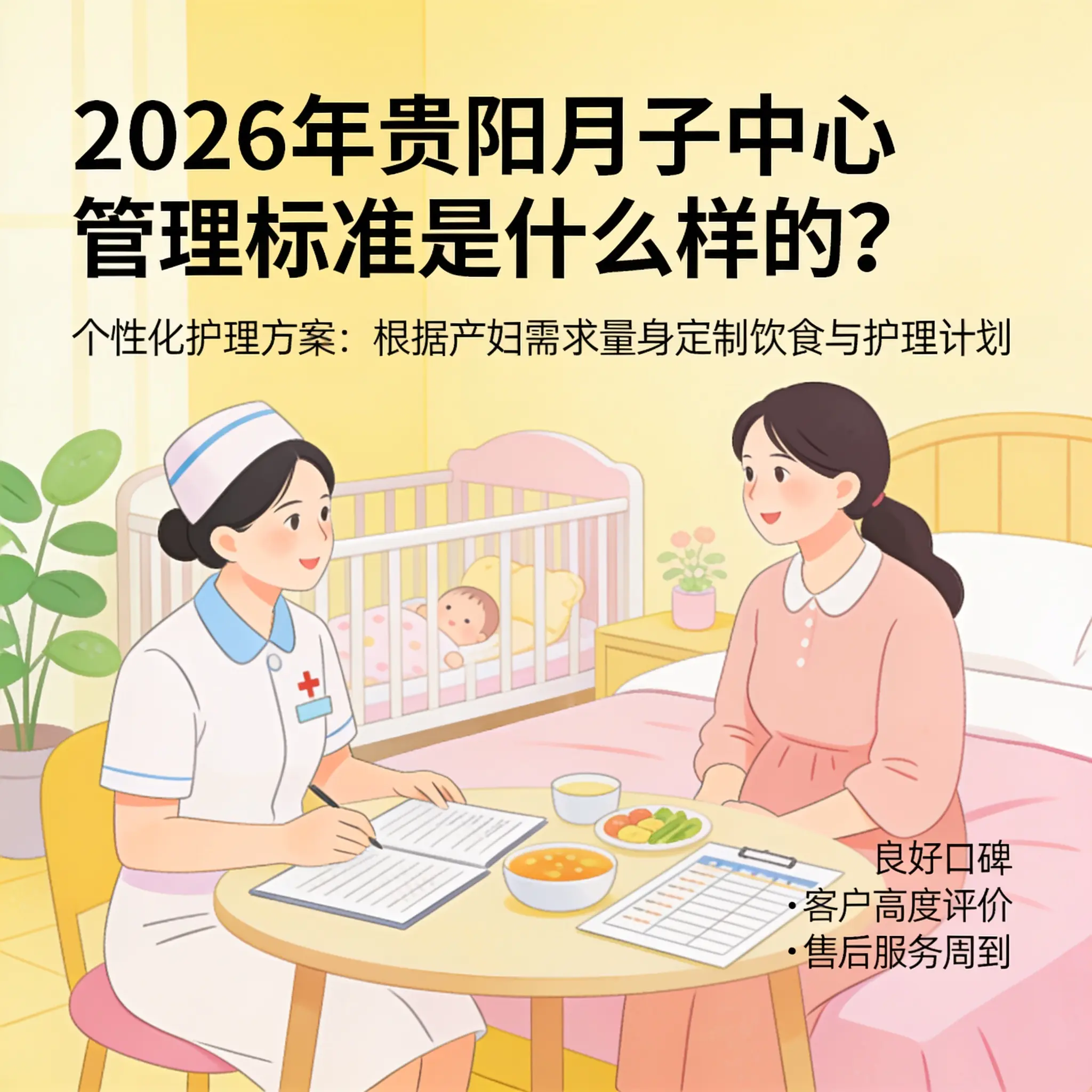 2026年花溪月子中心管理标准是什么样的?